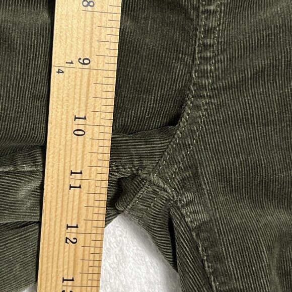 LOFT High Waist Skinny Corduroy Pants Women's 10 Green Stretch Cotton - Picture 8 of 15